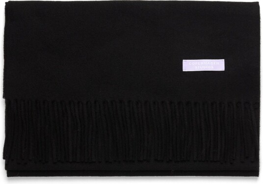 Copenhagen Studios Cph Shawl 18 Wool Mix Black   BLACK   One Size