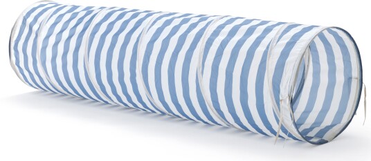 Kids Concept Stripete Leketunnel Blå