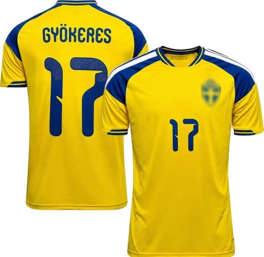 2026 Trøye Kun Fotballtrøye Pustende Polyester Matchtrøye Sportsfan klær NR.17 Gyökeres