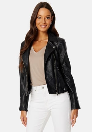 SELECTED FEMME Katie Leather Jacket Black 36 SELECTED FEMME Katie Leather Jacket Black 36