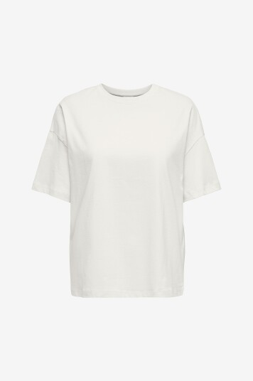 JDY   T skjorte jdyCarla S/s Oversize T shirt Jrs   Hvit