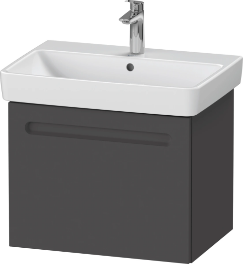 Duravit No.1 Servantskap 1 Skuff 590x426 mm Grafitt Matt