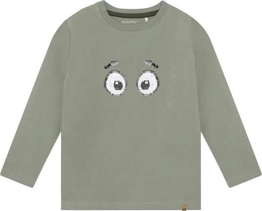 Minymo T Shirt Ls Khaki green 98
