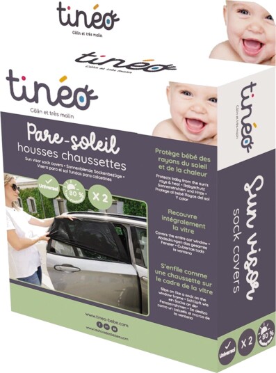 Tineo Solbeskyttelse til Bilvinduet: Dra over vinduet 2pk Tineo Solbeskyttelse til Bilvinduet: Dra over vinduet 2pk