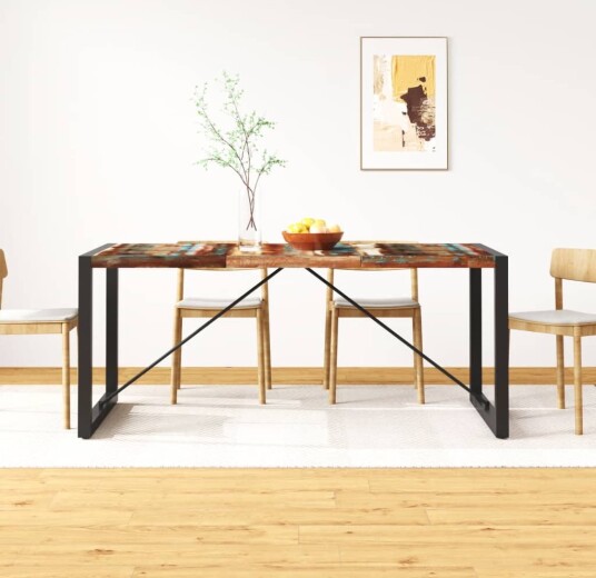 Spisebord gjenvunnet heltre 180 cm 8718475528746
