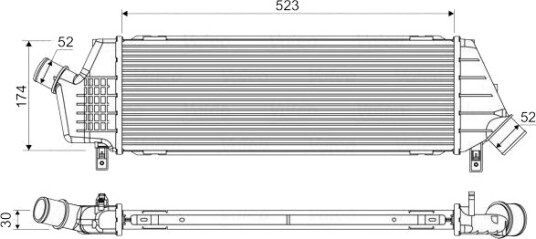 Intercooler VALEO 818354