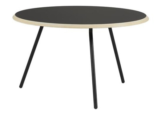 Woud Soround Salongbord Sort Laminat Ø75 H44.5