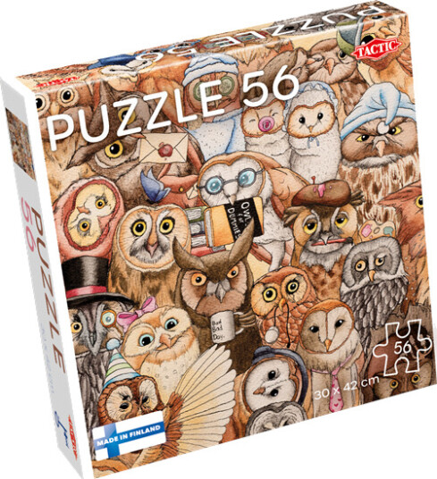 Tactic Puzzle Lovers Owls 56 Pcs Puzzle
