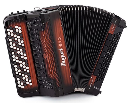 Bugari Evo Haria B55 Wooden svensk system Trefarget frontdel. Med original bag