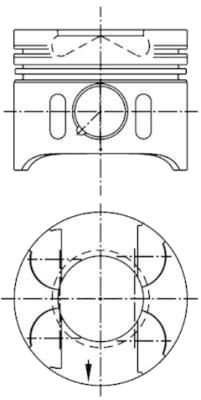 Stempel KOLBENSCHMIDT 97482610