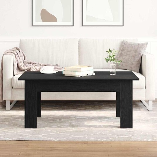  Kaffebord i sort eik 100 x 60 x 42 cm laget av konstruert tre