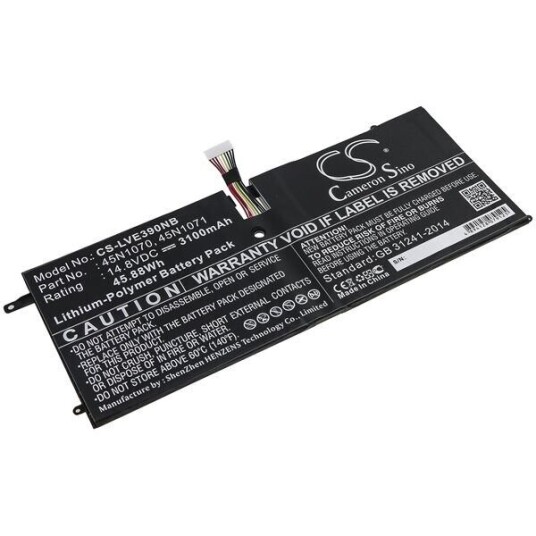 Lenovo ThinkPad X1 Carbon 3460-37U batteri (3100 mAh 14.8 V, Sort)