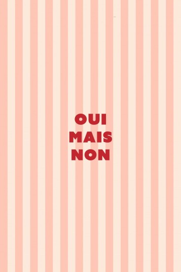 Plakat Oui Mais Non Plakat Oui Mais Non