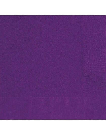 Unique 20 stk Små Mørk Lilla Servietter 25x25 cm 82021