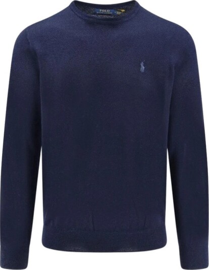 Polo Ralph Lauren, Herre, Strikkevarer, Blå, S,