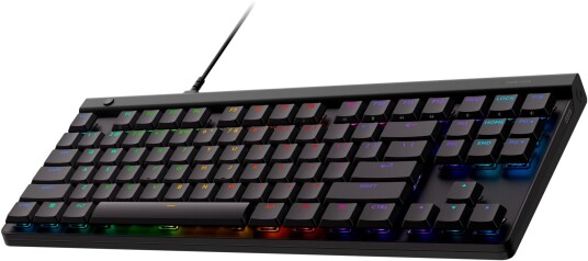 Logitech G G515 TKL Gamingtastatur med RGB Bakgrunnsbelysning, Nordisk Layout, Tactile Nøkkelbryter, Kablet Sort