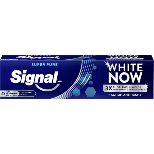 Tannbleking Tannpasta SIGNAL White Now Super Pure 75 ml