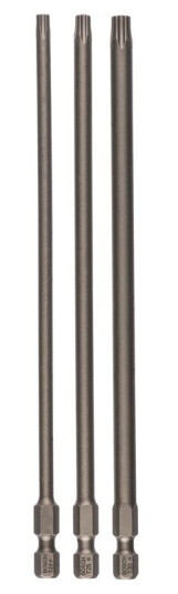 Bosch 3-delers skrutrekkerbits-sett, ekstra hard T20; T25; T30; 152 mm Bosch 3-delers skrutrekkerbits-sett, ekstra hard T20; T25; T30; 152 mm