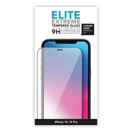 Linocell Elite Extreme Curved Skjermbeskytter for iPhone 12 og 12 Pro
