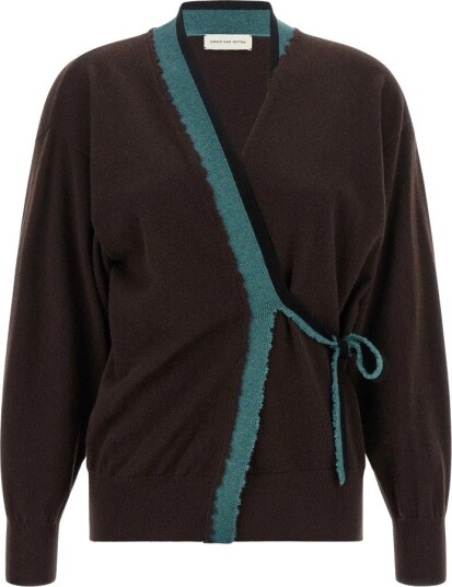 Dries Van Noten Dame Strikkevarer Brun S,