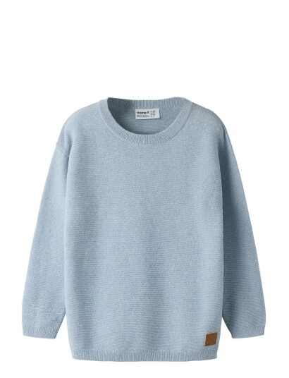 Name It Nmmhayes Ls Loose Knit Blue 104
