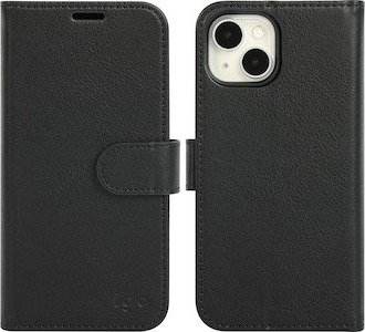 Iiglo iPhone 15 2 i 1 Lommebokdeksel Sort