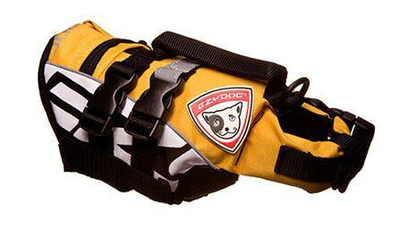Ezydog Micro Flytevest XXS for Hunder under 7 kg - Gul