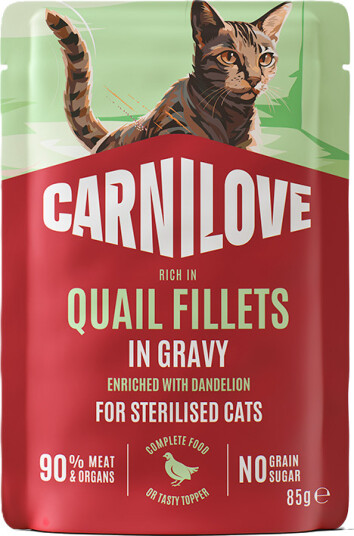Carnilove Våtfôr til Katt med Fasan og Maskros 85g