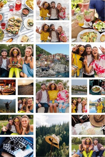 21 Photo Collage Personal Plakat Plakat / 40x50cm 21 Photo Collage Personal Plakat Plakat / 40x50cm