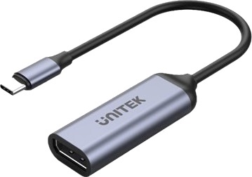 Unitek V1415a Usb / Displayport Adapter Usb C Hann Til Displayport Hunn Displayport 1.4 15 Cm 4K 120 Hz Støtte 8K 60Hz Støtte Romgrå Unitek V1415a Usb / Displayport Adapter Usb C Hann Til Displayport Hunn Displayport 1.4 15 Cm 4K 120 Hz Støtte 8K 60Hz Støtte Romgrå
