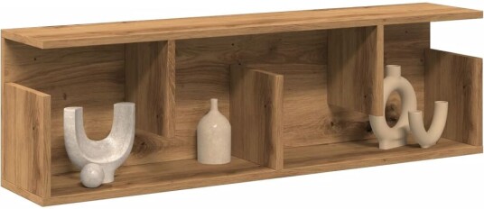 Veggskap 100x20x30 cm artisan eik konstruert tre