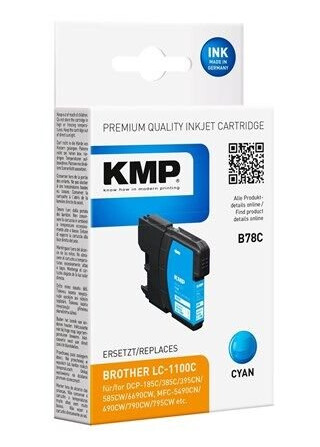 Kmp B78c Cyan 4,9 Ml 1 Stykker 325 Sider Enkeltpakke