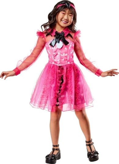 Monster High Draculaura Kostyme 7-8 År 128cm