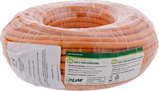 Inline 70250I Cat7 S/Ftp S Stp Oransje 50 M Inline 70250I Cat7 S/Ftp S Stp Oransje 50 M