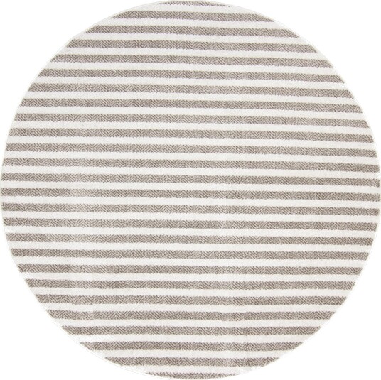 Runde tepper Indoor/Outdoor Baldwin cream/beige Størrelse: Ø 160 cm