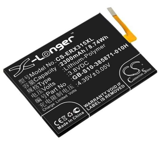 Sony F3112 batteri (2300 mAh 3.8 V, Sort) Sony F3112 batteri (2300 mAh 3.8 V, Sort)