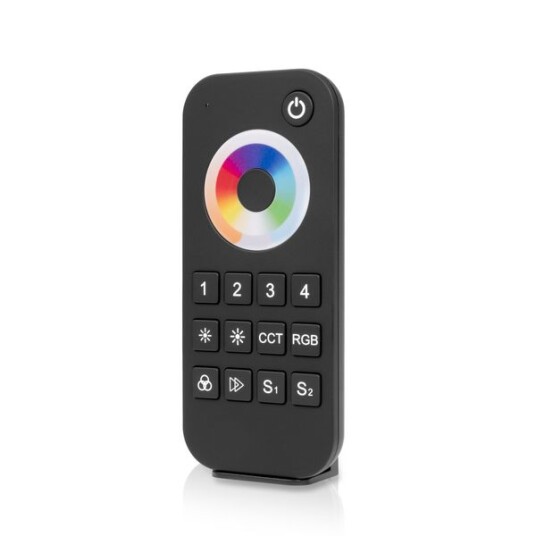 Fjernkontroll for LED stripe AGGE RGB+CCT Touch Wheel RF 2,4 GHz Kun fjernkontroll Fjernkontroll for LED stripe AGGE RGB+CCT Touch Wheel RF 2,4 GHz Kun fjernkontroll