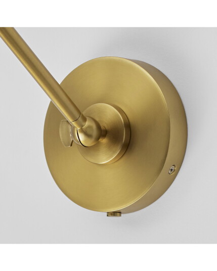 Visual Comfort Wellfleet Single Arm Cone Task Sconce Midnight Black/Brass