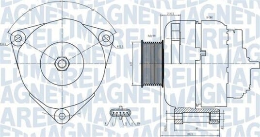 MAGNETI MARELLI 063731739010 Dynamo MAGNETI MARELLI 063731739010 Dynamo