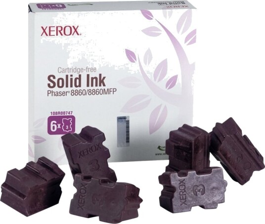 Xerox Phaser 8860Mfp - 6-Pack - Magenta - Faste Blekktyper - For Phaser 8860, 8860Dn, 8860Mfp, 8860Mfp/D, 8860Mfp/E, 8860Mfp/Sd, 8860Pp, 8860Wdn