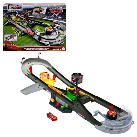 Disney Cars Piston Cup Action Speedway Playset HPD81 Disney Cars Piston Cup Action Speedway Playset HPD81