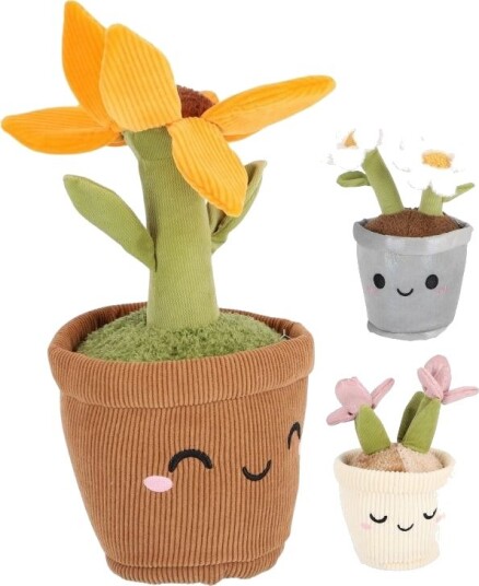 Pluchiez Plante-Bamse Myk Og Koselig Plante I Potte 35cm