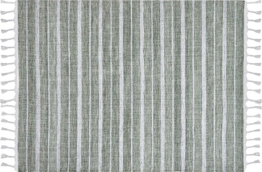Bademli Ryeteppe 160x230 cm - Grønn