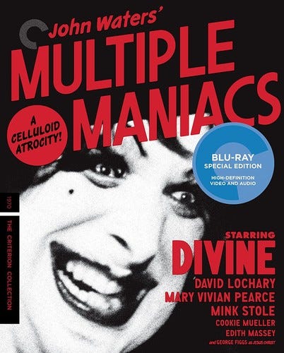 Multiple Maniacs Bluray