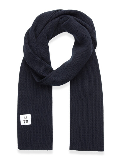 Matinique Mawrap Scarf 73   Navy   ONE SIZE