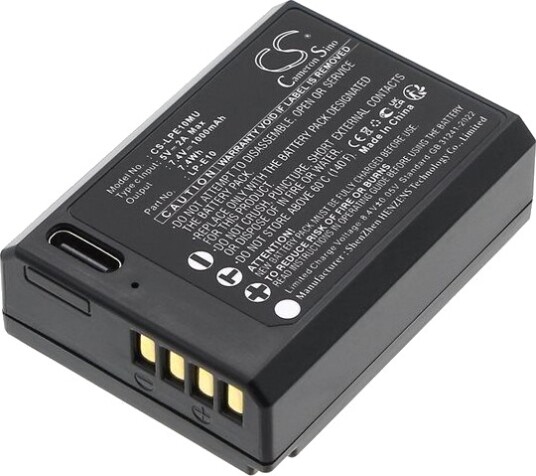 Batteri til kamera for Canon DS126291, DS126491, DS126621 osv.