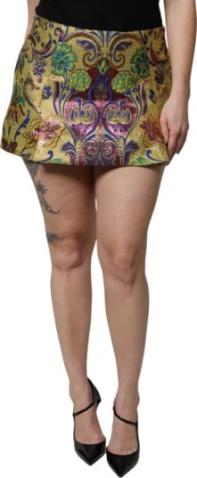 Dolce & Gabbana Dame Skjørt Flerfarget L,