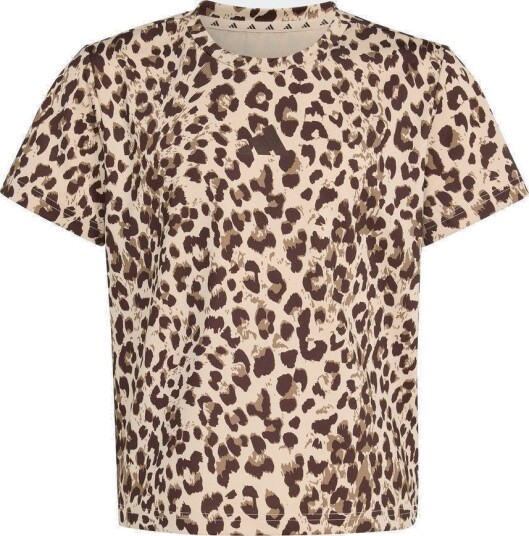 adidas Seasonal Animal Print Sport T shirt størrelse 140 cm