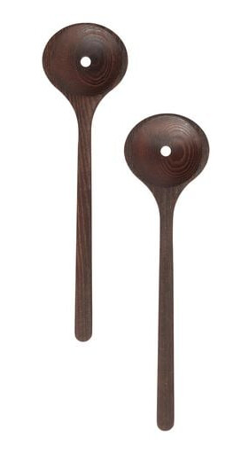 MUUBS Yami salatbestikk 30 cm 2-pakning Brun MUUBS Yami salatbestikk 30 cm 2-pakning Brun