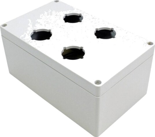 Hammond Electronics 1554Pb4 Universalskap 200 X 120 X 90 Polykarbonat Grå 1 Stk